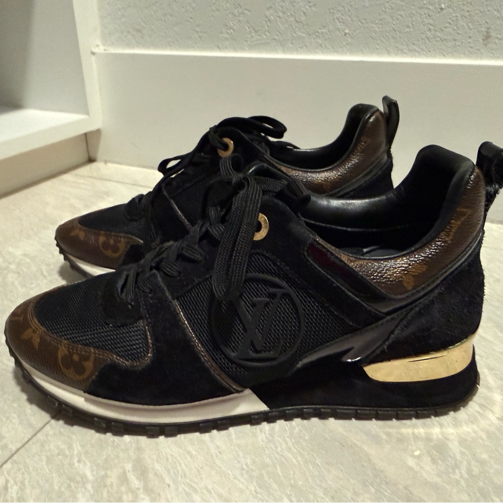 Louis Vuitton Black and Brown Sneakers